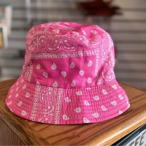 Paisley Pink Women's Bucket Hat